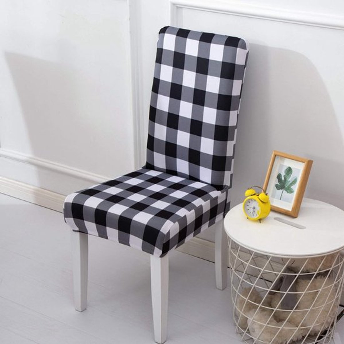 Afneembare Eetkamerstoelhoezen - Dailygoods- Stoelhoes Set van 6