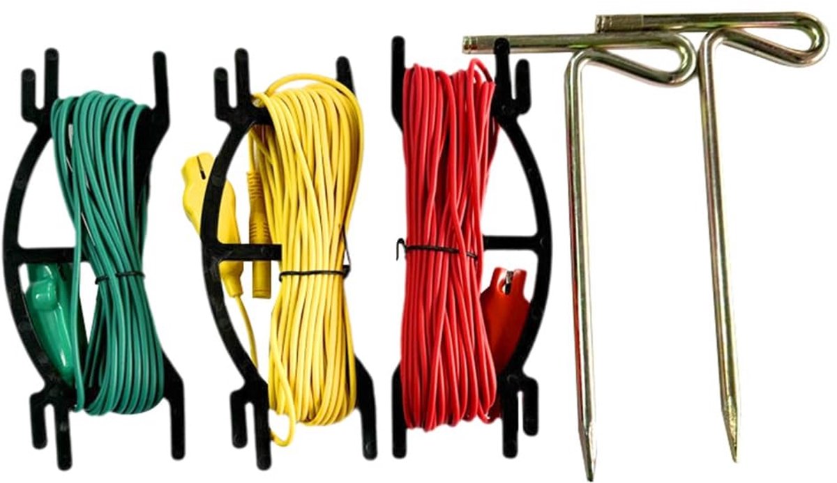 Grond Test Kit - Weerstand Meter - Inspectie Elektricien - Digitale Ohm Meting - 26 x 22 x 8 cm