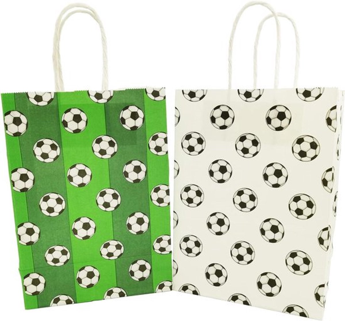 Feesttassen met Voetbalpatroon - 30 stuks Voetbal Geschenken Tassen