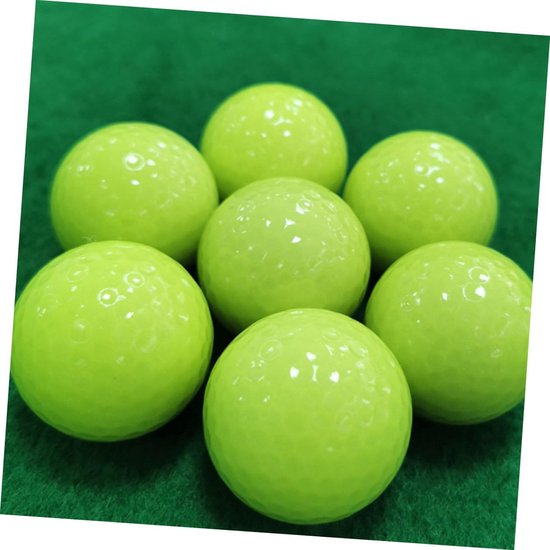 Fluorescerende Golfballen - Nachtballen Lichtgevend - Oefenen in Schemering - Automatische Lichtabsorptie - Standaard Formaat - Groen — afbeelding 2