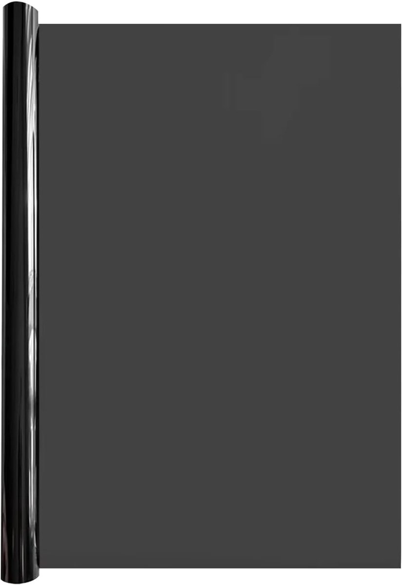 Getinte Autoglas Folie - Privacy Ruitfolie - Reiscomfort Verhogen - Statische Hechting Zonder Lijm - 52 x 5 cm