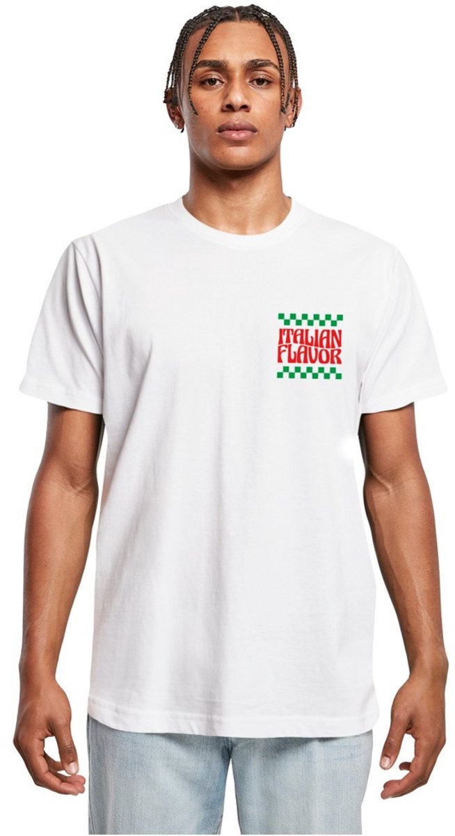 Mister Tee Flavor Italiano Heren Tshirt XS Wit