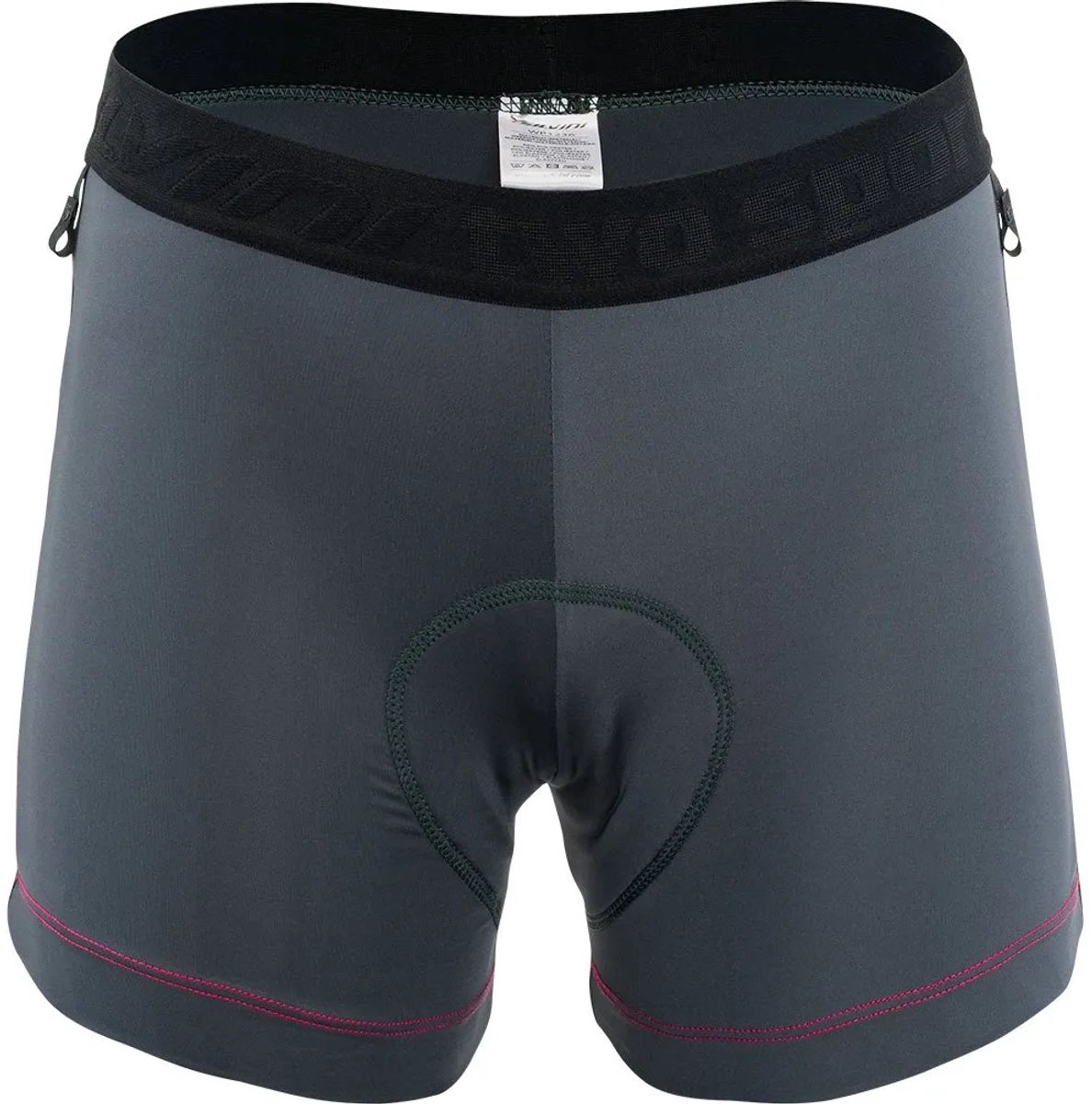 Silvini Inner Pro Basislaag Shorts Grijs S Vrouw Charcoal / Punch