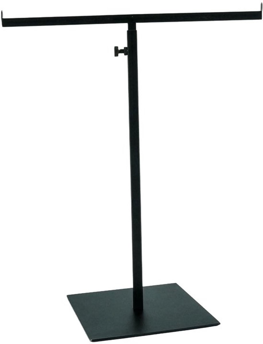 MTTProducts - Handtasstandaard - Verstelbaar - T-vormige metalen houder - Zwart