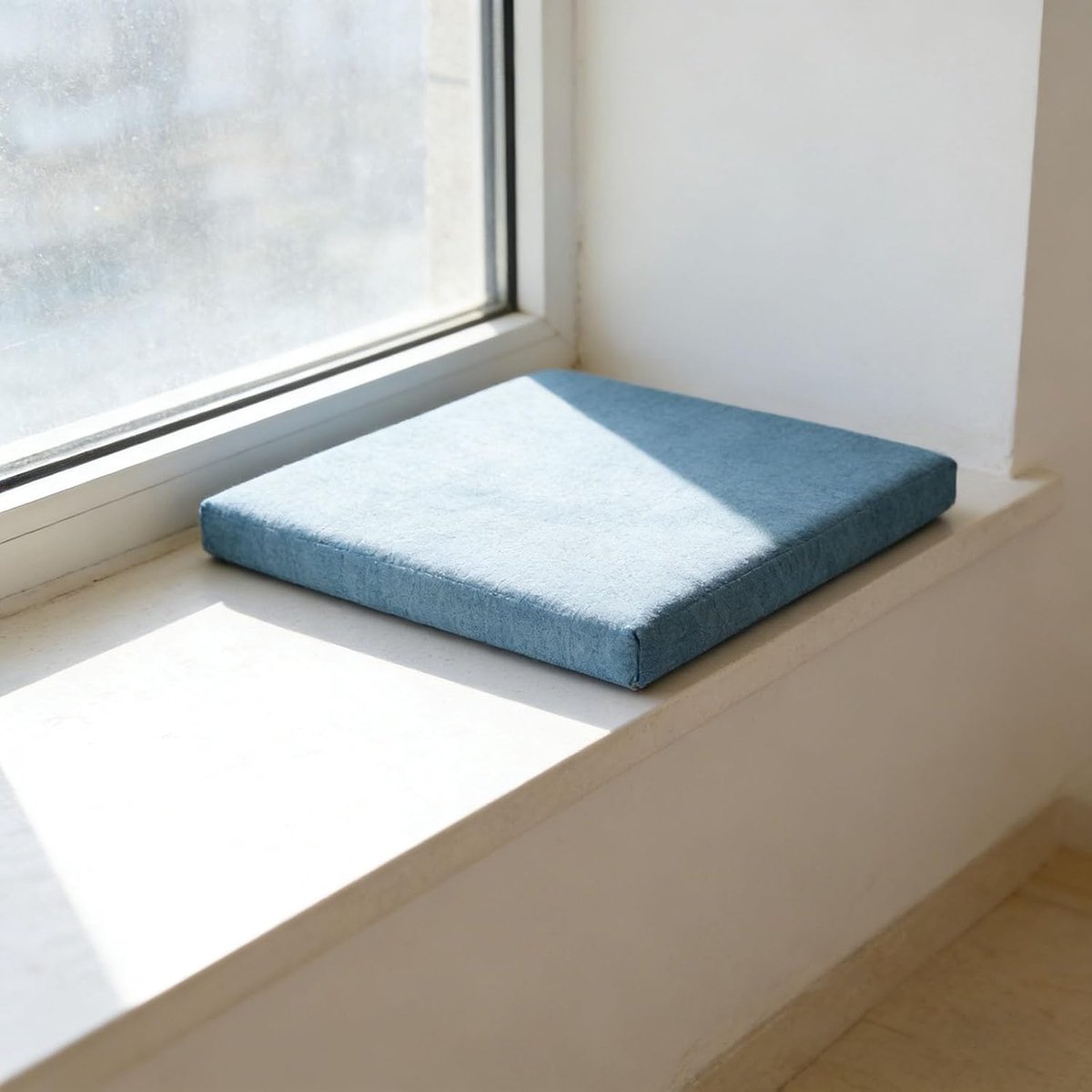 Tuinkussen Bank - Zitkussen Bank - Buiten Zitten - Antislip Bodem - 40x170cm - Hemelsblauw