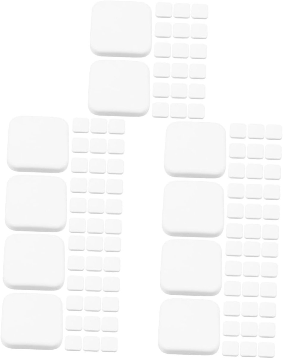 Deurstop Sets - Muur Beveiligers - Muren Beschermen - Zacht Siliconen Materiaal - 20 Stuks - Wit