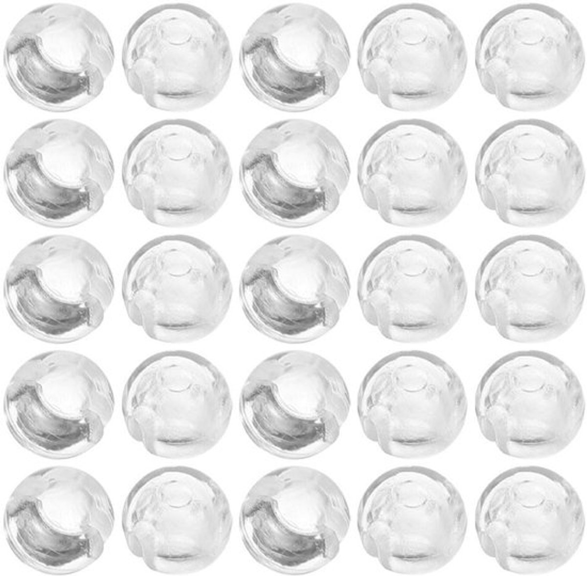 Dailygoods - Dailygoody - Kettingstopper - Parels - Transparant - Kralenaccessoires