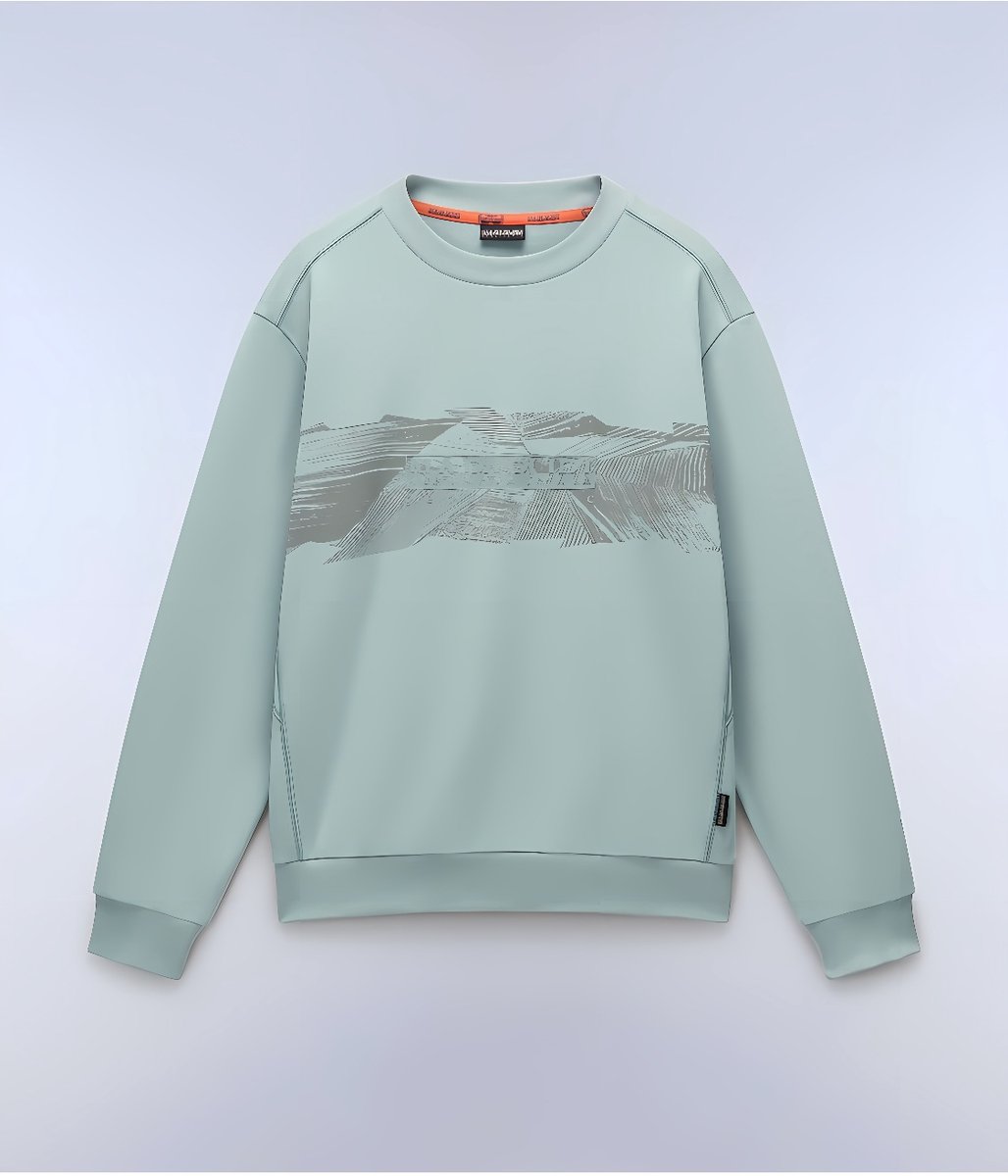 Napapijri-sweatshirt B-Vanni C NP0A4IC8 Mil-M Groen