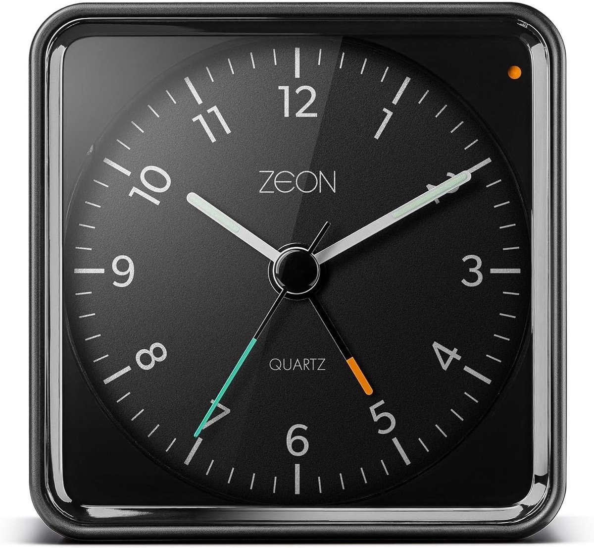 Bedklok - Zwart - Stille Beweging - Snooze Functie - Voor Thuis en Kantoor