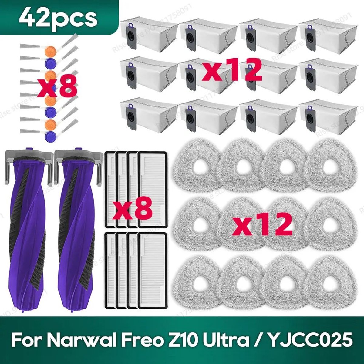 Essentiële Narwal Freo Z10 Ultra Accessoires Vervangingsset