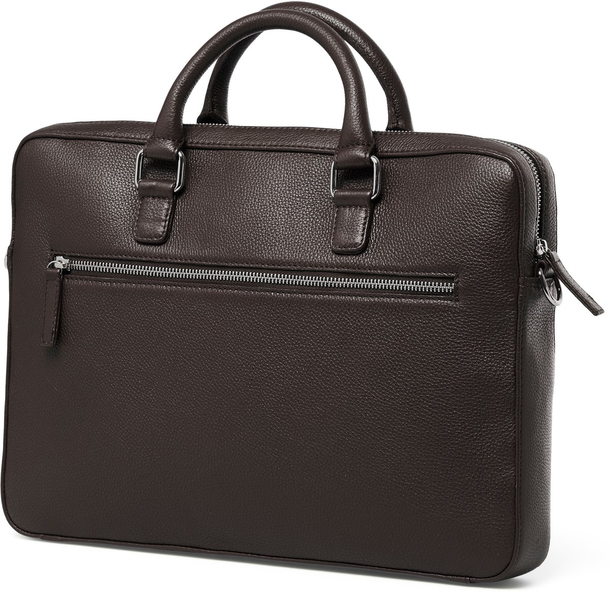 Vancouver | Bruine leren laptoptas