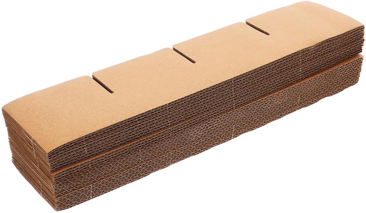 Kartonnen Doosverdelers - Verhuis Tussenschotten - Spullen Beschermen - Duurzame Constructie - 48 Stuks - Bruin