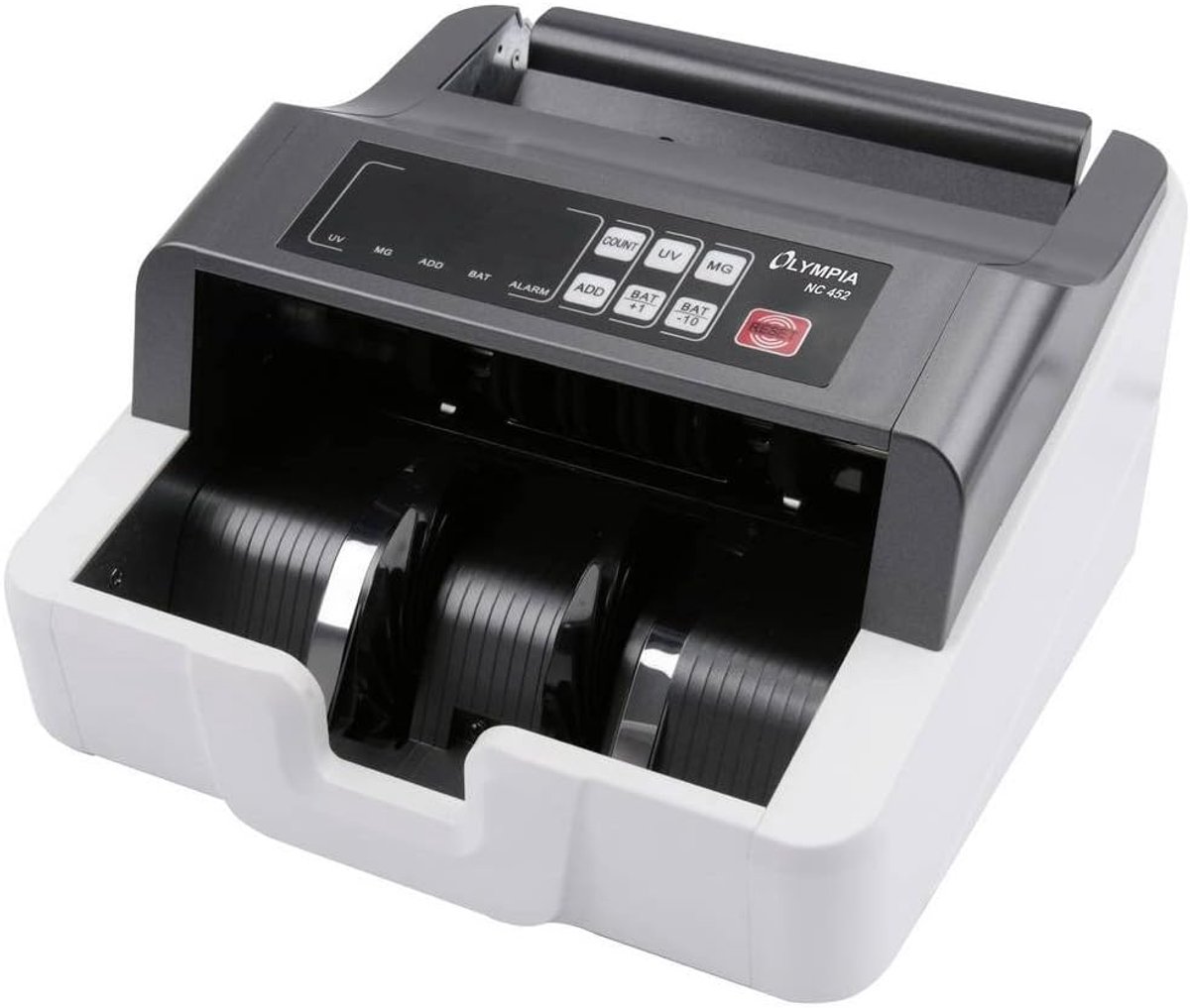 Geld Tel Machine - Bankbiljet Teller - Snel Geld Tellen - Met Authenticiteit Check - 1000 Biljetten Per Minuut