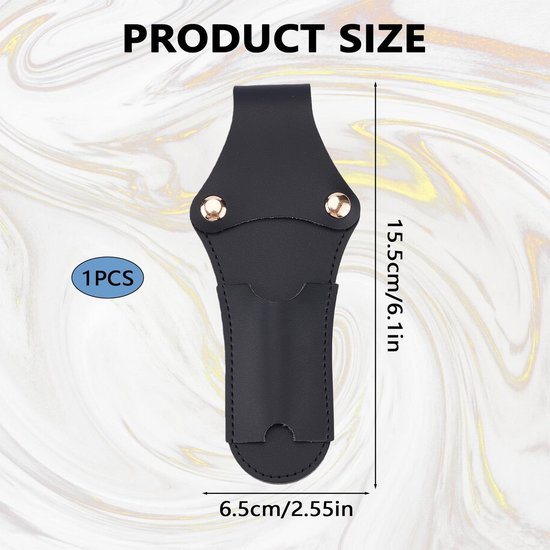 Dailygoods - Lederen Holster voor Tuingereedschap met Clip van Dailygoods — afbeelding 2