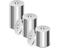 Dailygoods - DKBT 50 stuks M4 sluitringen M4 x 25 mm roestvrij staal 304 A2 carrosserieschijven sluitringen roestvrije U-ringen platte sluitringen voor schroeven, moeren, schroefdraadstang, bouten