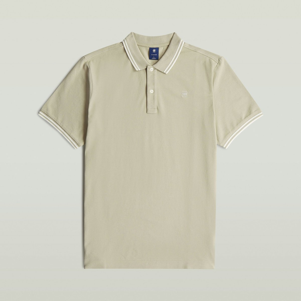 G-Star Dunda slim stripe polo ss Heren Polo’s Kit