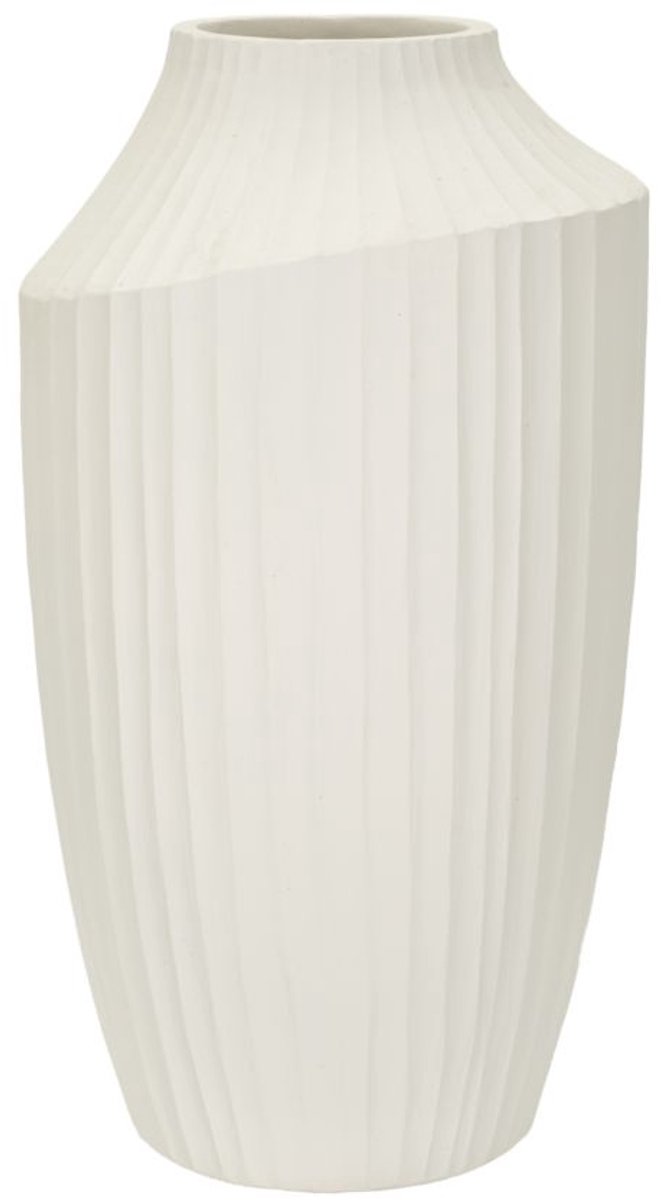 Mauro Ferretti Vaas Ice Pot Ø 28,5×50,5 cm Crème