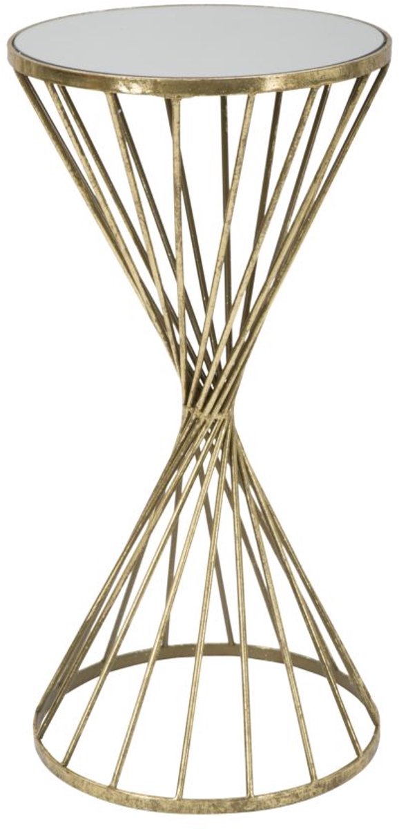 Mauro Ferretti Tafel Small Table Hypnos Ø 35×70 cm Goud