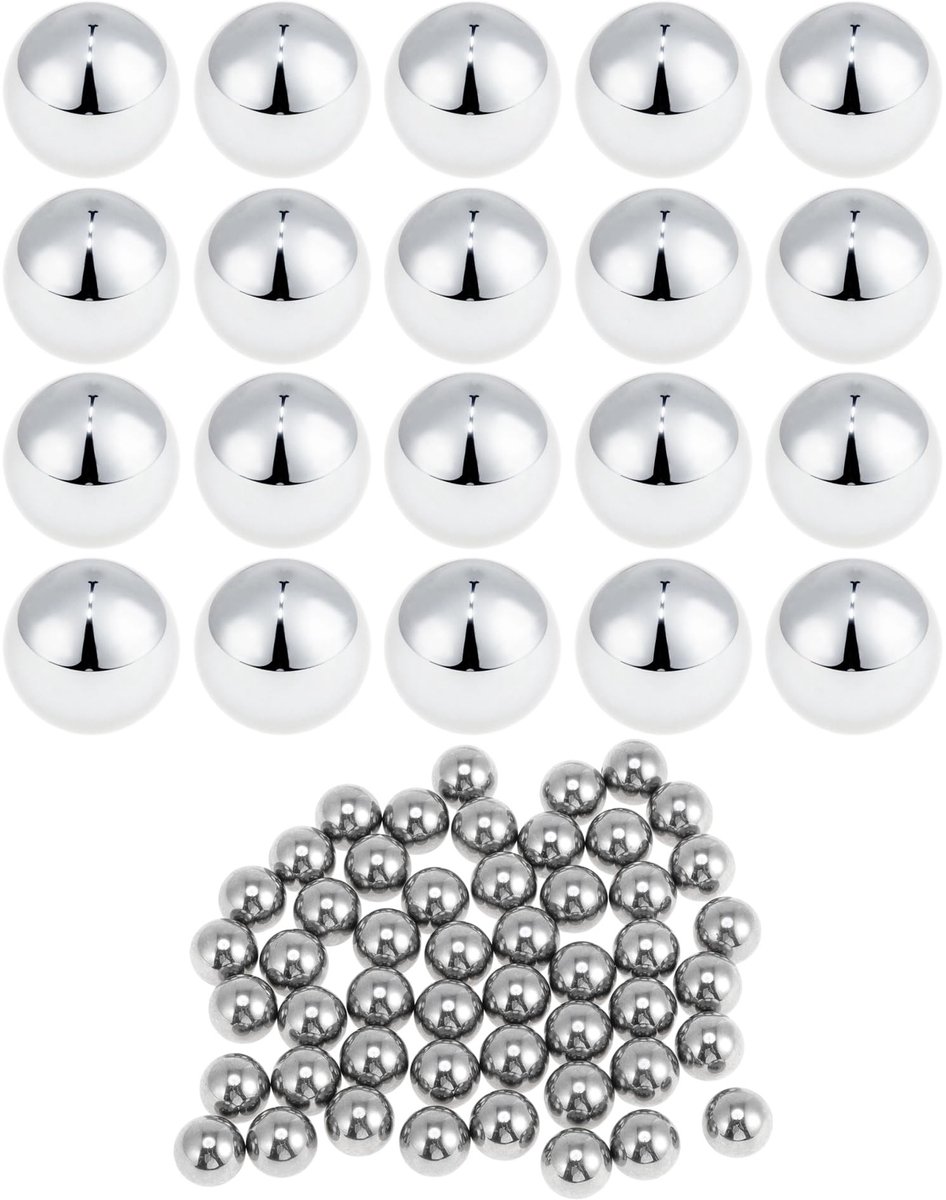 Dailygoods - 11,5 mm Kogellagers Kogellagerstaal G100 Precisiebal 50 Stuks