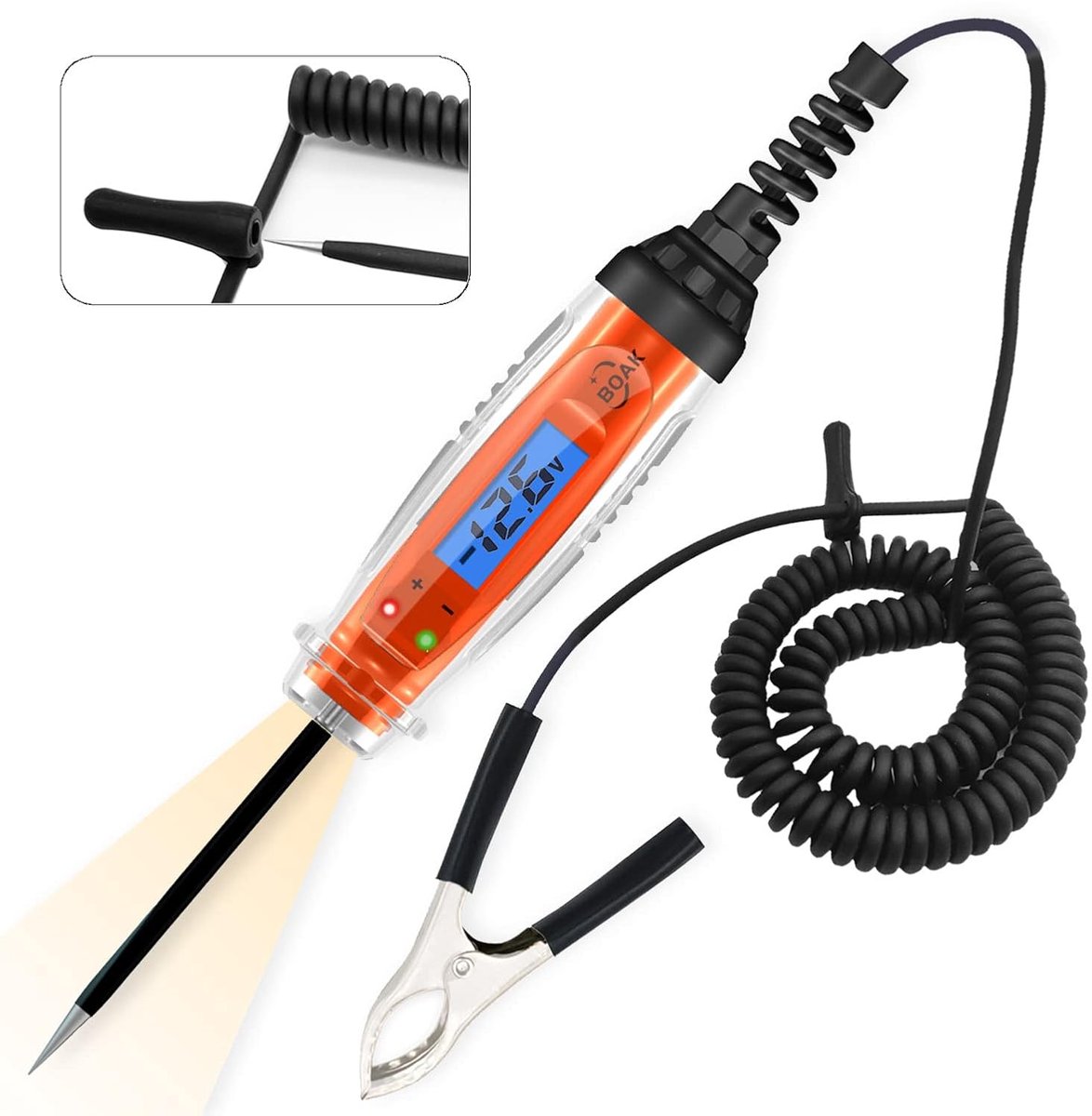 Autodiagnose Tool - Circuit Tester - Voertuigonderhoud - Met LCD Scherm - 3-60V - Groen