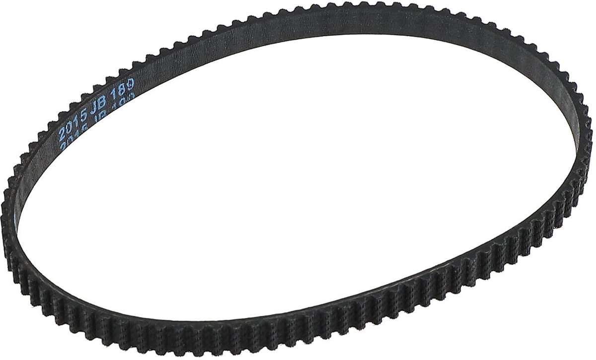 Dailygoods- Aandrijfriem 93 Tanden - Rubber - 3mm Tandhoogte - 6,5mm Breedte - 279mm Omtrek - Gesloten Lus - Compatibel met Vax W85-PP-T/W85-PL-T/ECJ1PAV1 - Stofzuigerriem