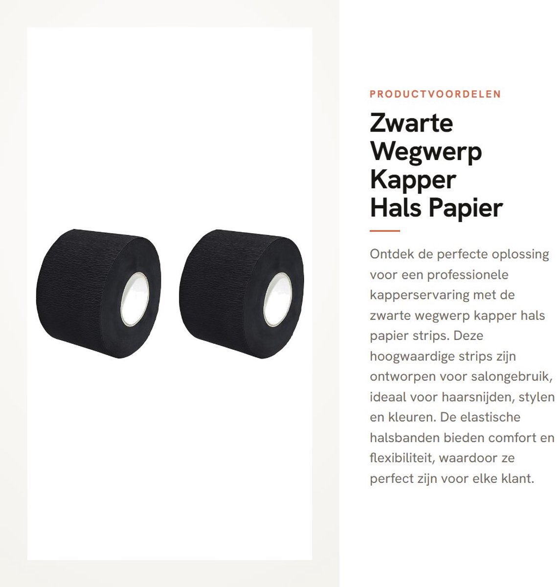 Dailygoods- Halsbanden Professionele Elastische Papieren - Wegwerp Strips - Kapper Gereedschap - Salon Haarsnijden - Styling Kleuren - 200 Stuks - Halsstrips