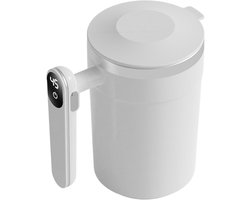 Automatische Roerbeker - Reismok Zelf Roerend - Koffie Maken - Digitale Temperatuurweergave - 400 ml - Zwart