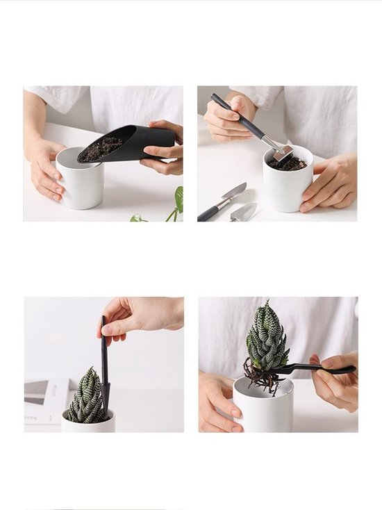 Dailygoods- Tuingereedschapset 14 Stuks - Vetplant Gereedschap - Transplantatie Gereedschappen - Opbergtas - Waterdichte Plantenpotmat - Lichtgewicht en Hoogwaardige Materialen - Tuingereedschap van Dailygoods — afbeelding 5