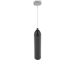 Elektrische Melkopschuimer - Handfrother Garde - Koffie Bereiden - Krachtige Hoge Snelheid Motor - 23.5 cm - Zilver