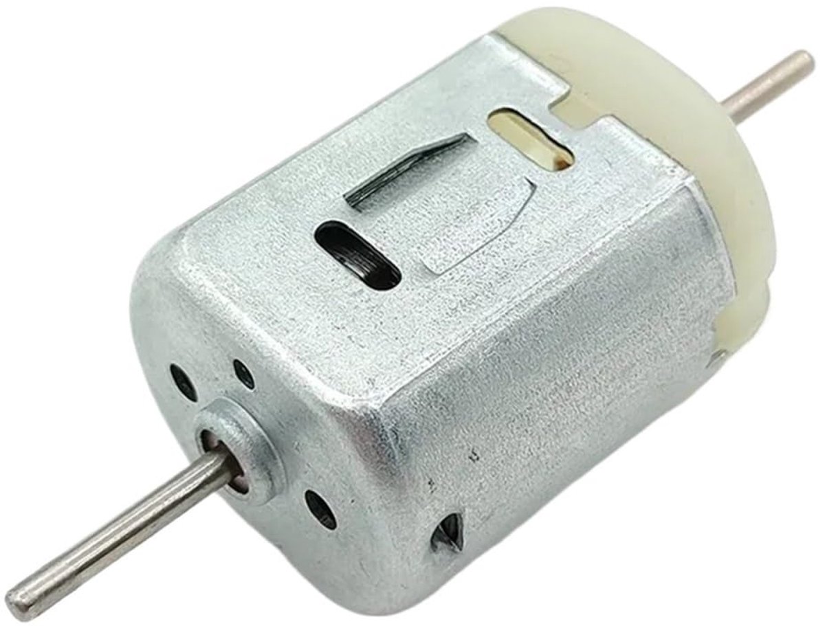 Mini motor - DC motor - Hobby projecten - Hoge snelheid - 24 mm - Zilverkleurig