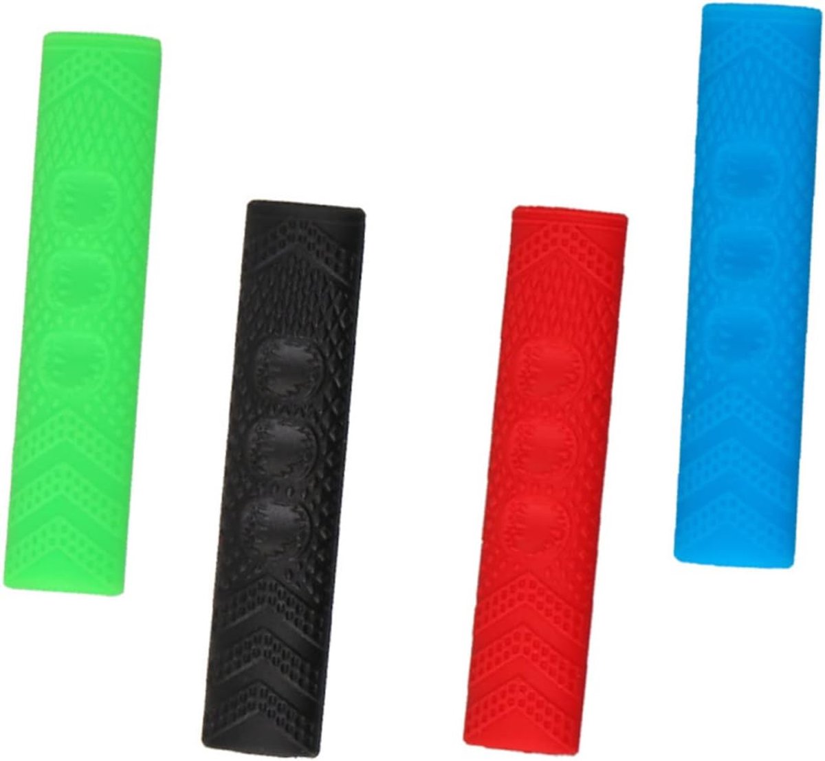 Fietshandvat Beschermers - Remgreep Covers - Comfortabel Fietsen - Schokabsorberend Ontwerp - 4 Stuks - Blauw