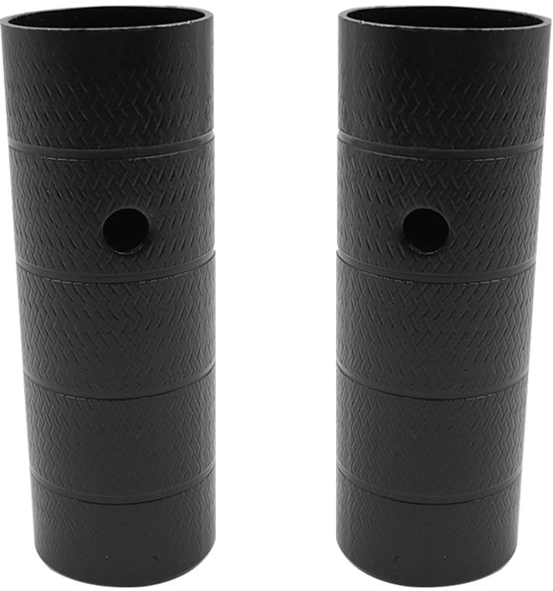 Dailygoods- Voetsteunen Antislip - 4-delige Set - Geschikt voor Fiets/Mountainbike/BMX - Hoogwaardig Aluminium - 110x38 mm - Lichtgewicht 130 g - Fietssteunen
