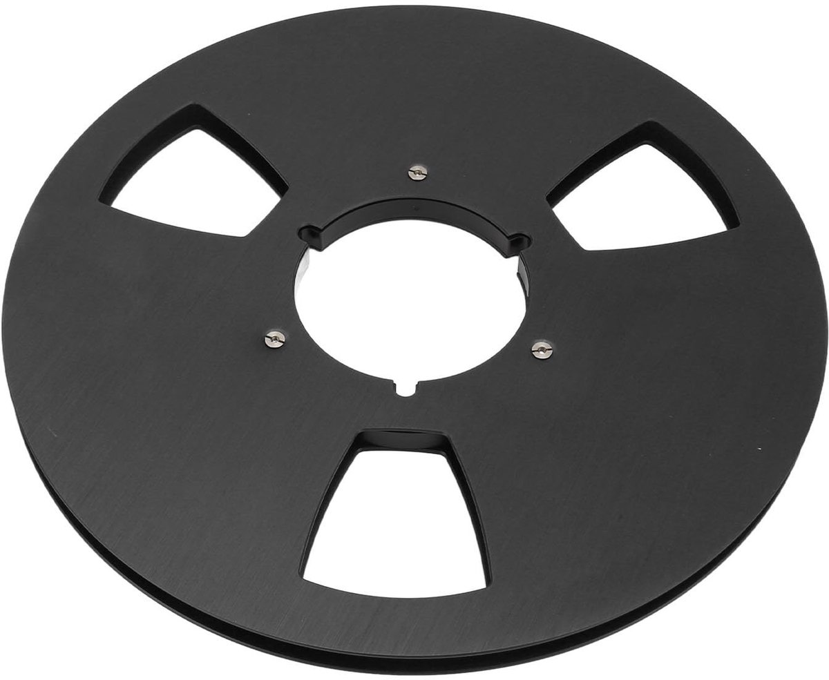 Dailygoods- Tapespoel 10,5 inch - Open Haspel - Fijn Bewerkt - 3 Gaten Ontwerp - Roestvrij Stalen Schroeven - Verbetert Geluidskwaliteit - Opnamespoel