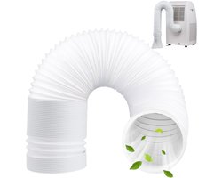 Dailygoods- Afvoerslang 130 mm Flexibel - Ventilatieslang - Afvoerslang Droger - Afvoerslang Airconditioning - Afvoerslang Sanitair - Hoogwaardig Materiaal