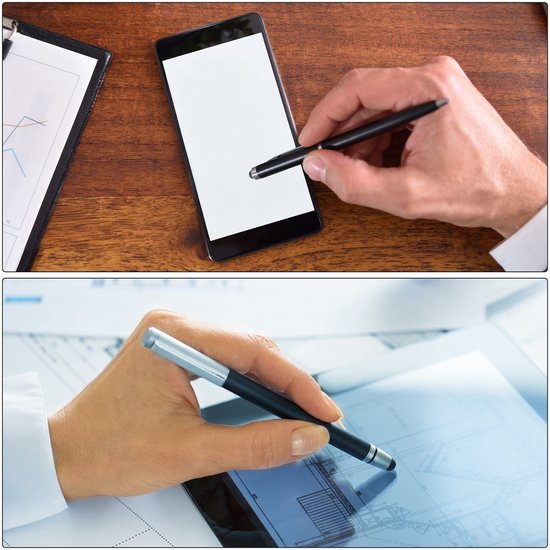 Dailygoods- Stylus Penpunten 24 Stuks - Universele Vervanging - 6 mm Diameter - Zacht Rubber - Geschikt voor Touchscreen - Multifunctioneel Gebruik — afbeelding 5