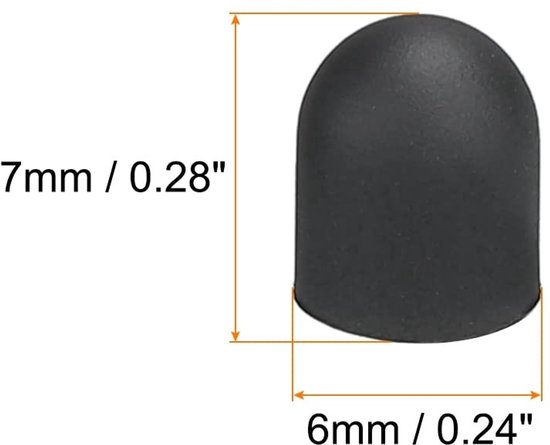 Dailygoods- Stylus Penpunten 24 Stuks - Universele Vervanging - 6 mm Diameter - Zacht Rubber - Geschikt voor Touchscreen - Multifunctioneel Gebruik — afbeelding 4
