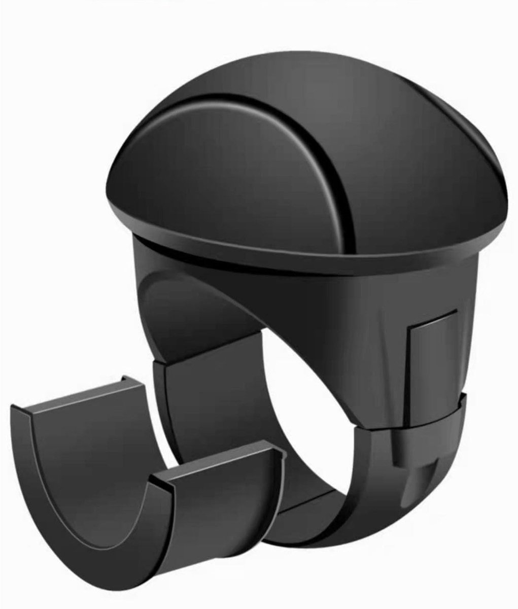 Dailygoods- Stuurwielhulpbal Eenvoudige Installatie - Comfortabele Aanraking - Verbeterde Uitstraling - Geschikt voor Auto's/Vrachtwagens - 360° Beweging - Stijlvol Ontwerp - Stuurhulp