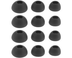 Dailygoods - Vervangende oordopjes - Geluidsisolatie - Zwart - Siliconen oordopjes - Compatibel met Oneplus Buds Pro 2 - 3 maten S/M/L