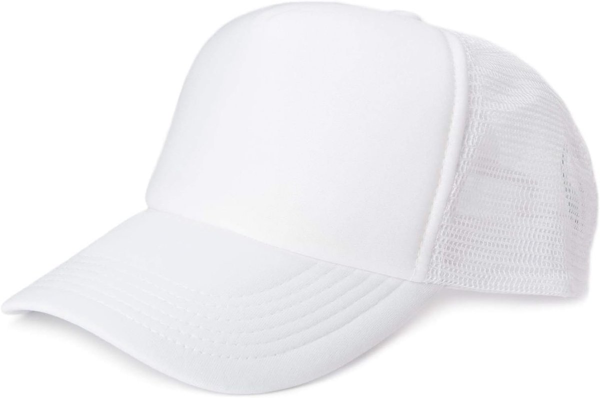 Mesh Trucker Cap - Basecap Pet - Bescherming tegen zon - Ademende mesh panelen - Verstelbaar - Zwart