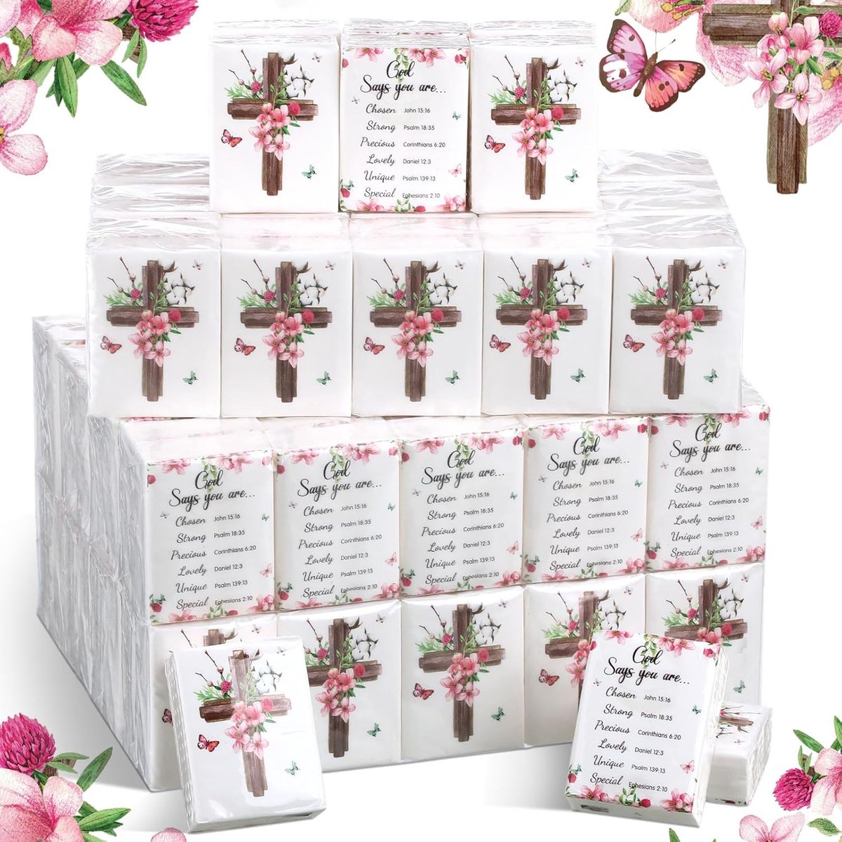 Zakdoekjes Set - Reisdoekjes - Dagelijks Gebruik - Attractief Design - 120 Pakjes - Meerdere Kleuren