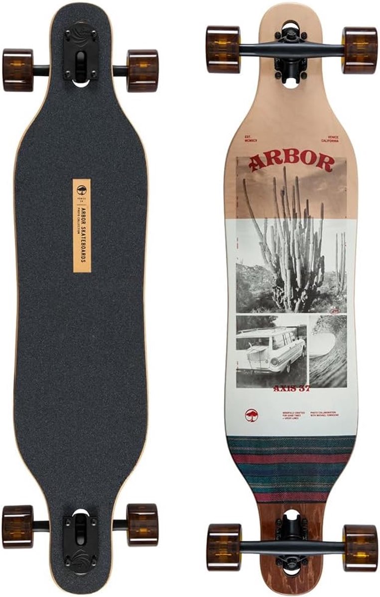 Longboard 37″ Cruiser Board Carven en cruisen Fotocollectie design 37 inch deck Multi