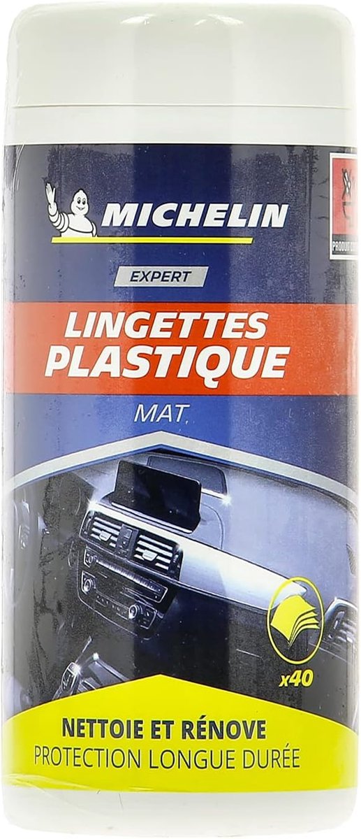 Reinigingsdoekjes Kunststof - Interieur Verzorging - Auto Opfrissen - Luchtdichte Dispenserdoos - 40 Doekjes - Mat