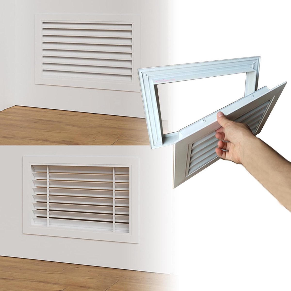 Ventilatieafdekking - Luchtfilterrooster - Ventilatie Verbeteren - Dubbelzijdig Ontwerp - Aanpasbare Maten - Aanpasbaar