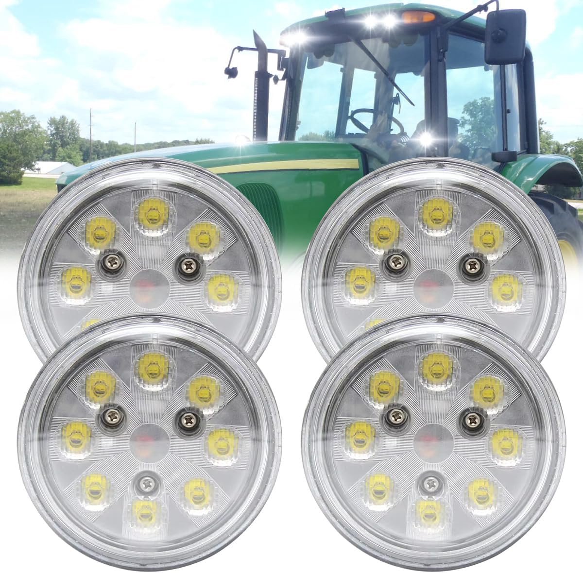 LED werklamp - Tractor verlichting - Veilig zicht - 300% helderder - 45 inch - Wit