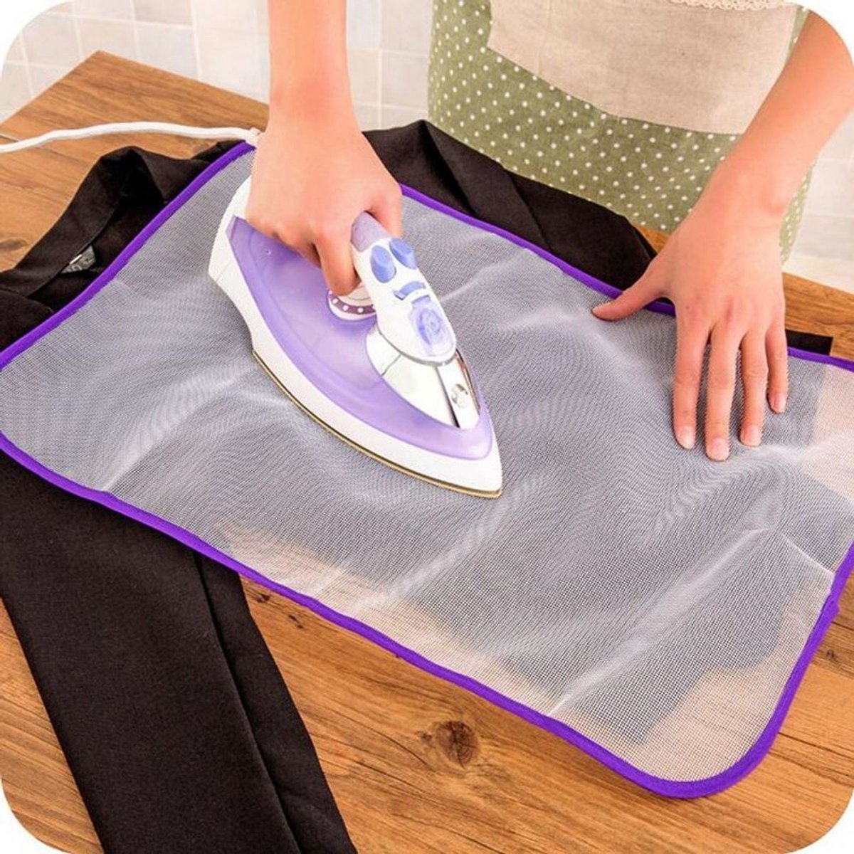 Dailygoods- Beugelpads Hittebestendig - Anti-slip Kussens - Bescherming Kleding - Polyester - 5 Stk - Herbruikbaar en Wasbaar - Strijkkussen