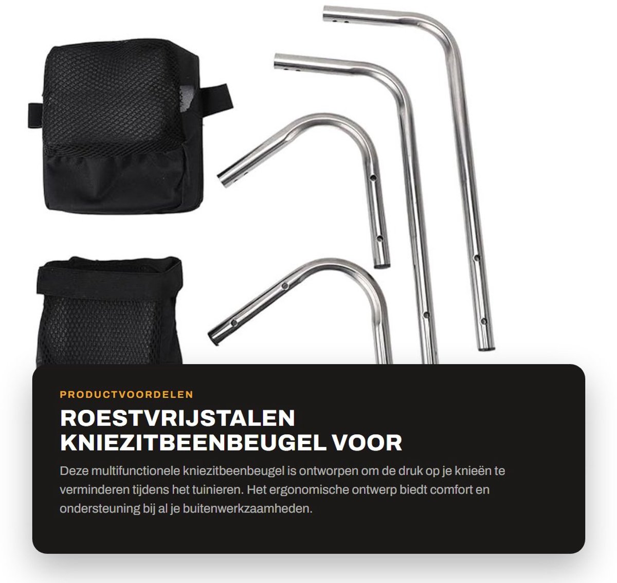 Dailygoods- Knieler Vermindert Kniebelasting - Tuinknieler - Ergonomisch Ontwerp - Veelzijdig Gebruik - Ruimtebesparend - Vermoeidheidsreducerend - Tuinkniestoel