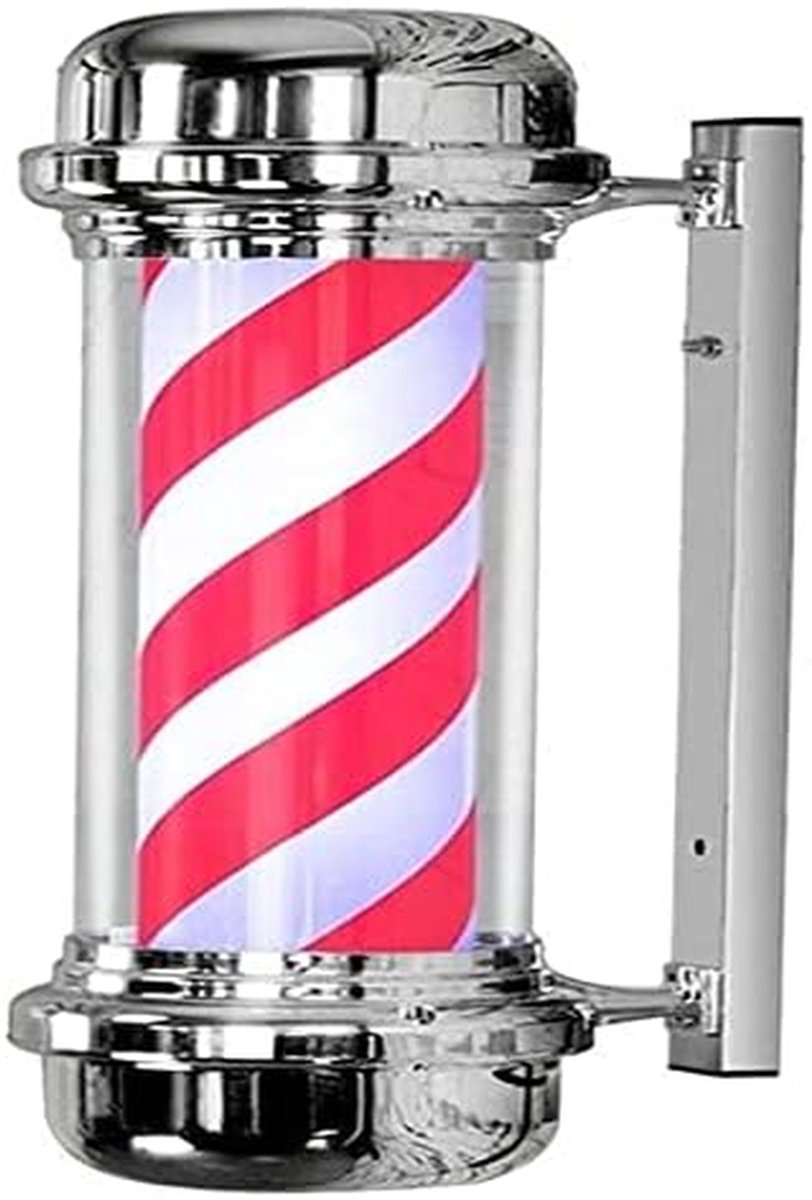 Kapper LED Licht - Draaiend Teken - Zichtbaarheid Vergroten - Waterdicht IP54 - Niet gespecificeerd - Rood Wit Blauw