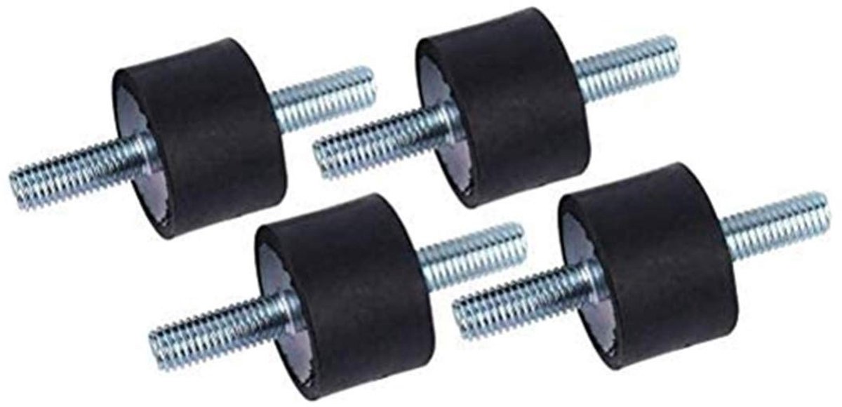Rubberen lagers schokdemper - M8 30 * 20 - antivibratie - ideaal voor compressoren - Homevero