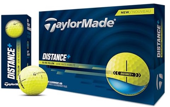 Golfballen - Afstandsballen - Afstand Vergroten - Aerodynamische Dekking - 1 Stuk - Geel — afbeelding 4