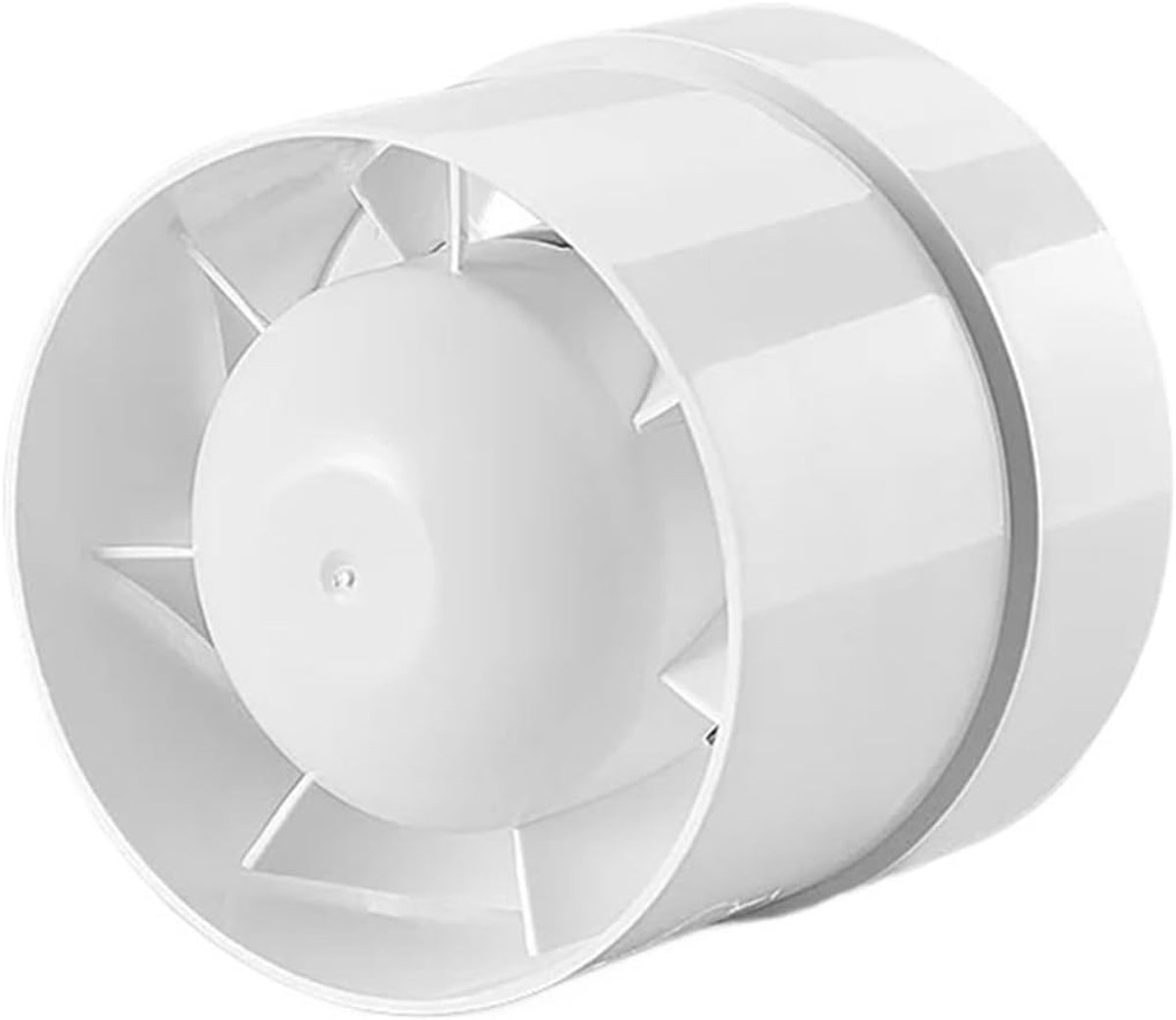 Kanaal Ventilator - Afzuigventilator - Lucht Circuleren - Stille Werking - 125 mm - Wit